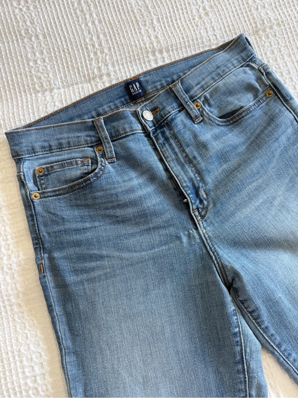 GAP Women’s Legging Jeans Size 28 Regular Light Wash Skinny Stretch